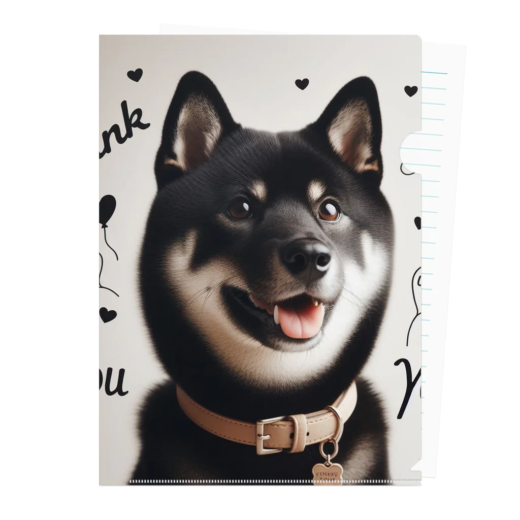 ANTARESの柴犬とありがとう Clear File Folder