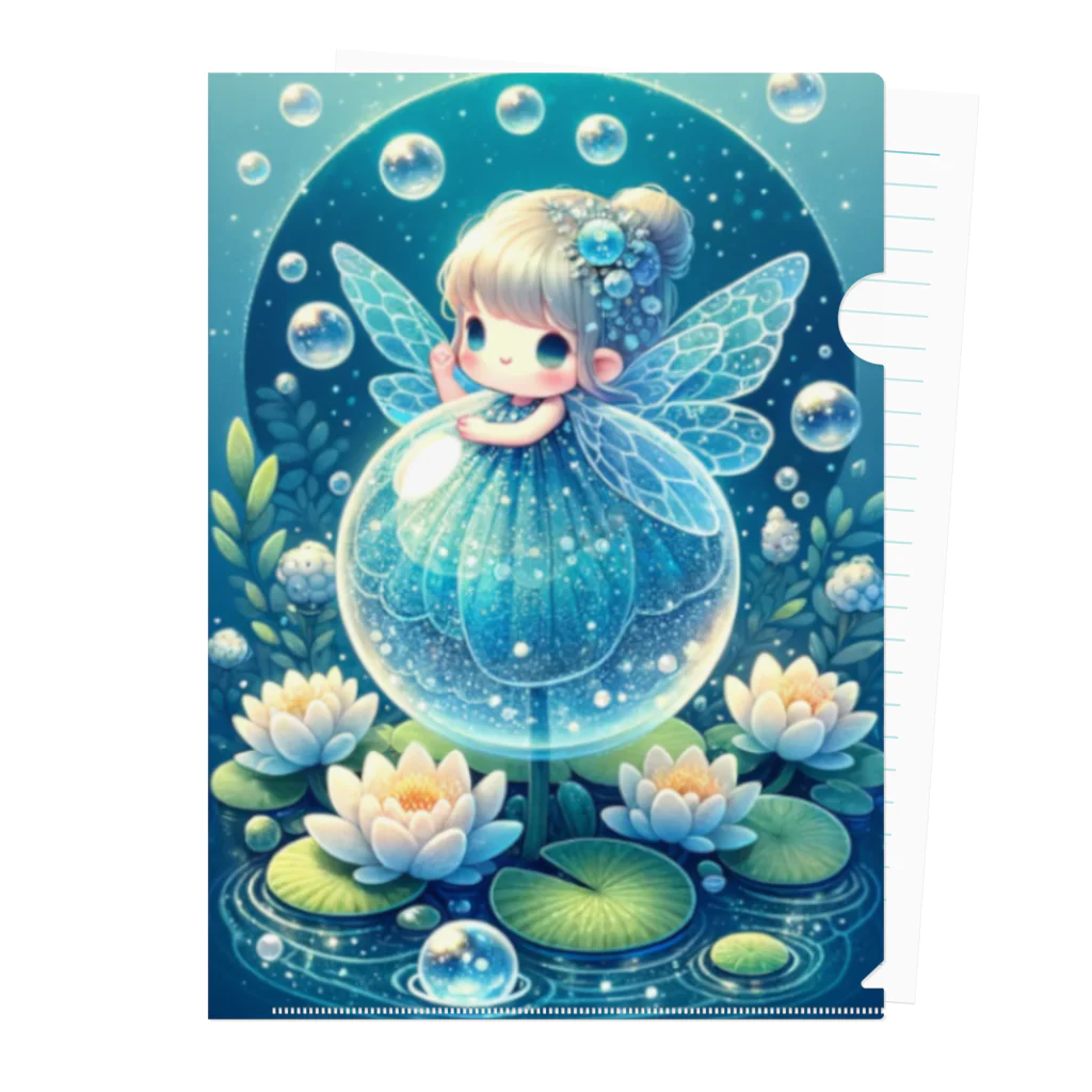 miuhaduの「水辺の妖精の輝き」 Clear File Folder