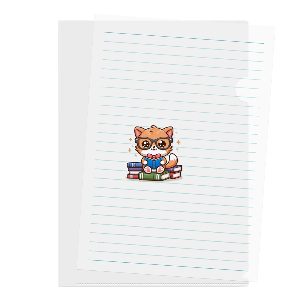 hikotakuの勉強猫 Clear File Folder