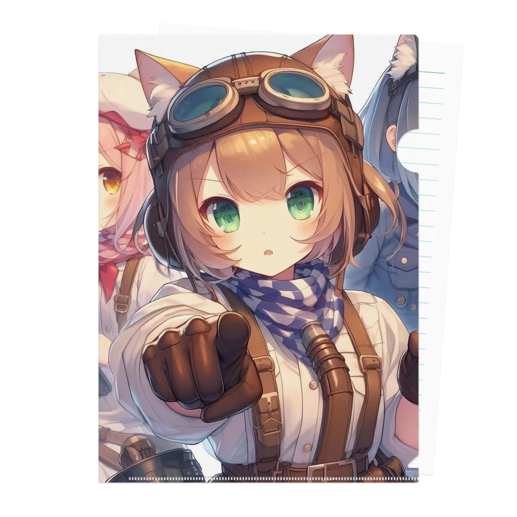 SWQAの猫パイロット仲間たち Clear File Folder