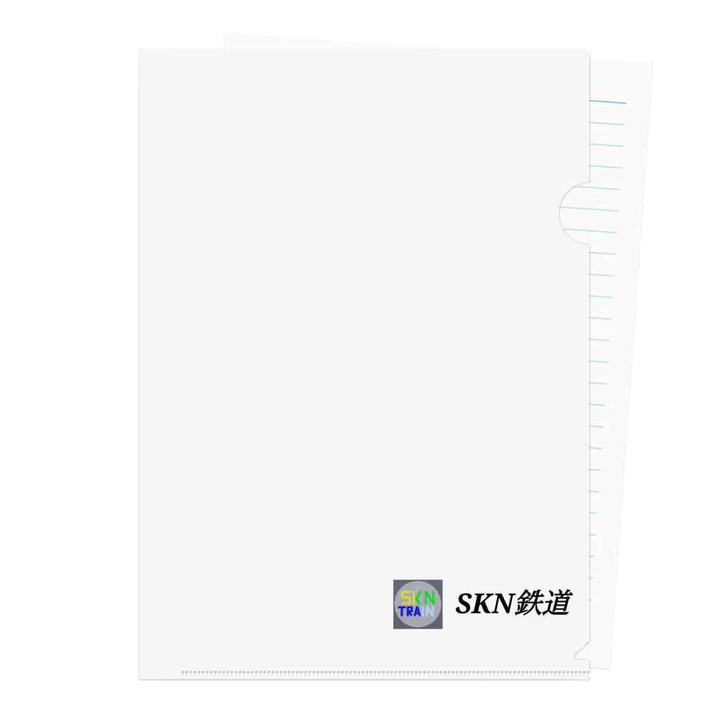 SKN鉄道グッズショップのSKN鉄道社名ファイル Clear File Folder