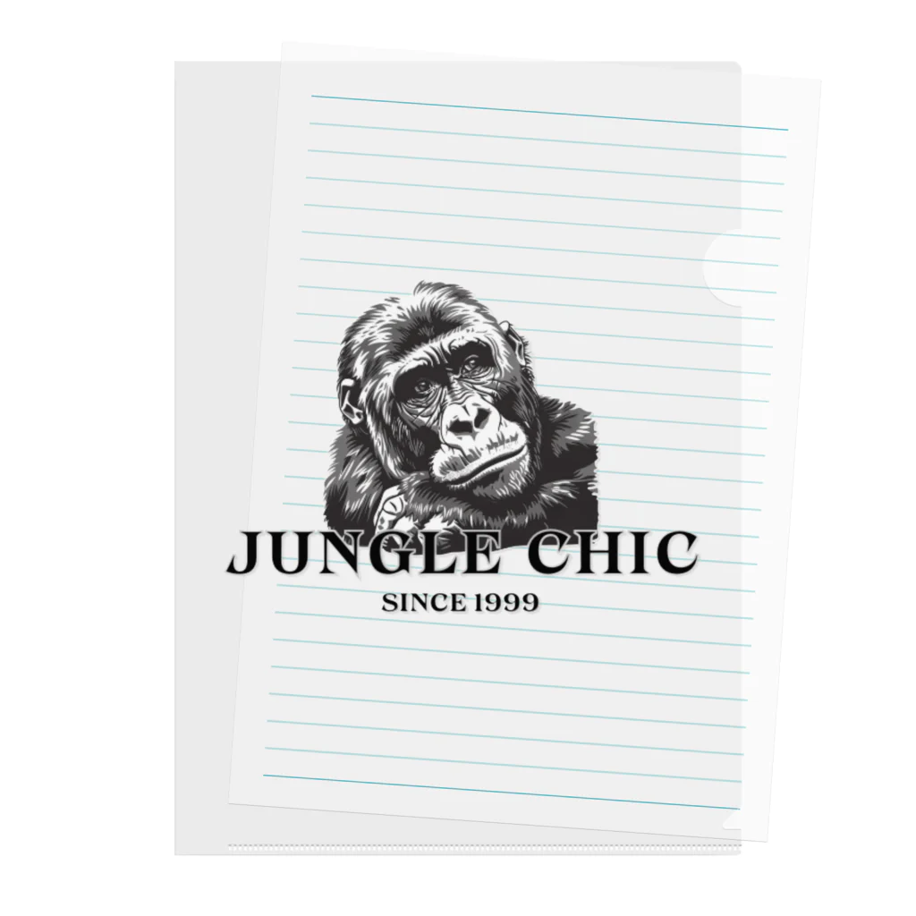 JUNGLE CHICのJUNGLE CHIC ~GORILLA~ Clear File Folder