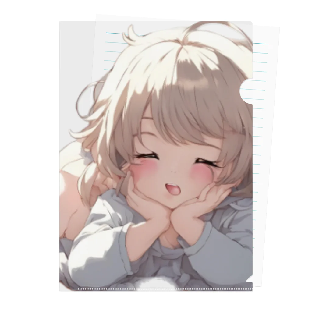 G-EICHISの眠れない夜の可愛い少女 Clear File Folder