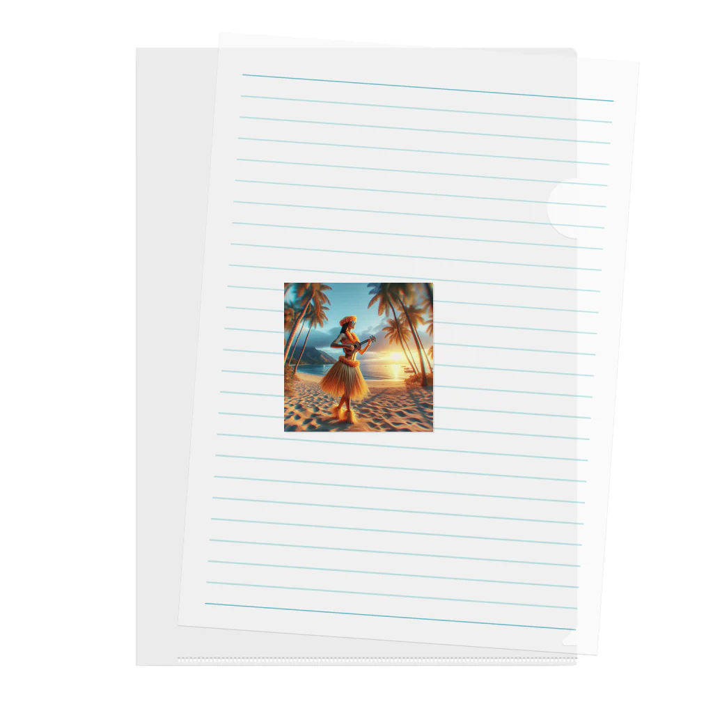 Ry-tのハワイアンビューティ Clear File Folder