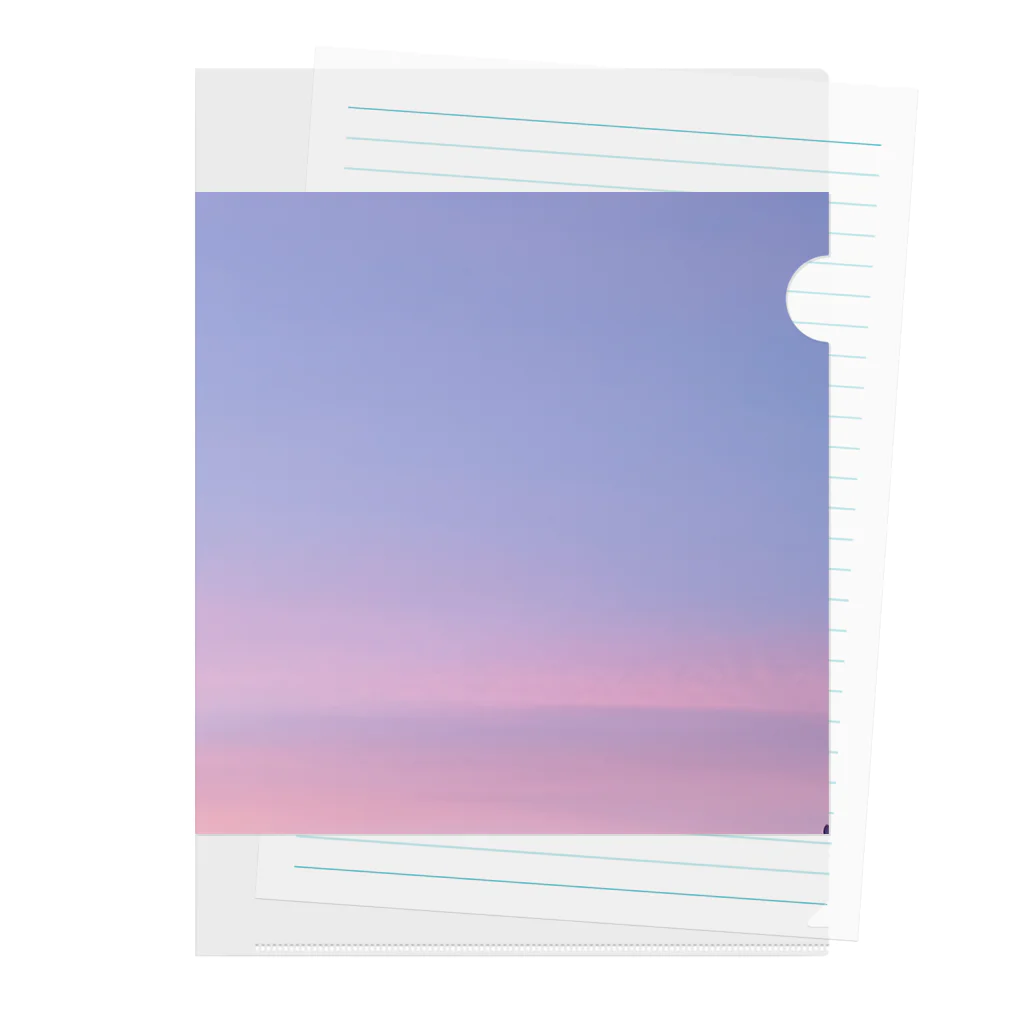 rainrainrainbowのゆうやけこやけ Clear File Folder