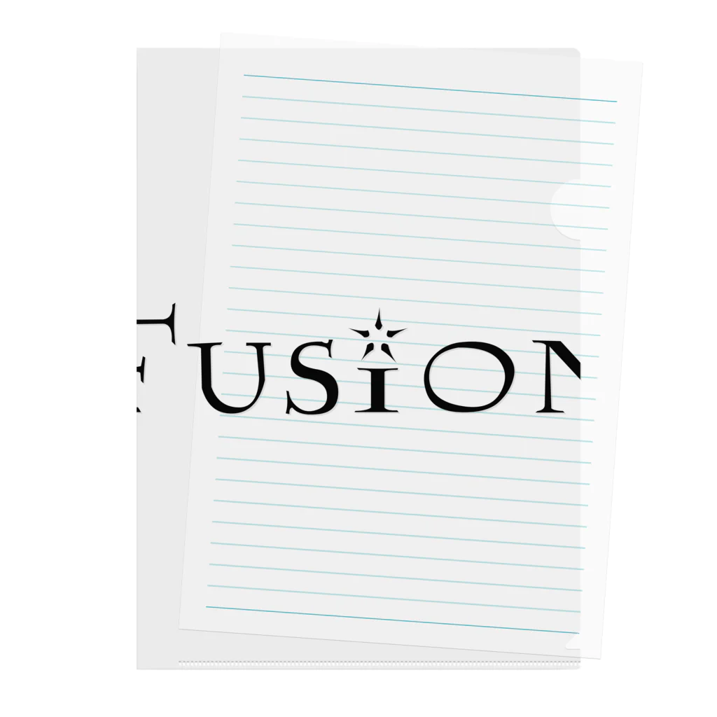 FusionのFusion第一弾 クリアファイル