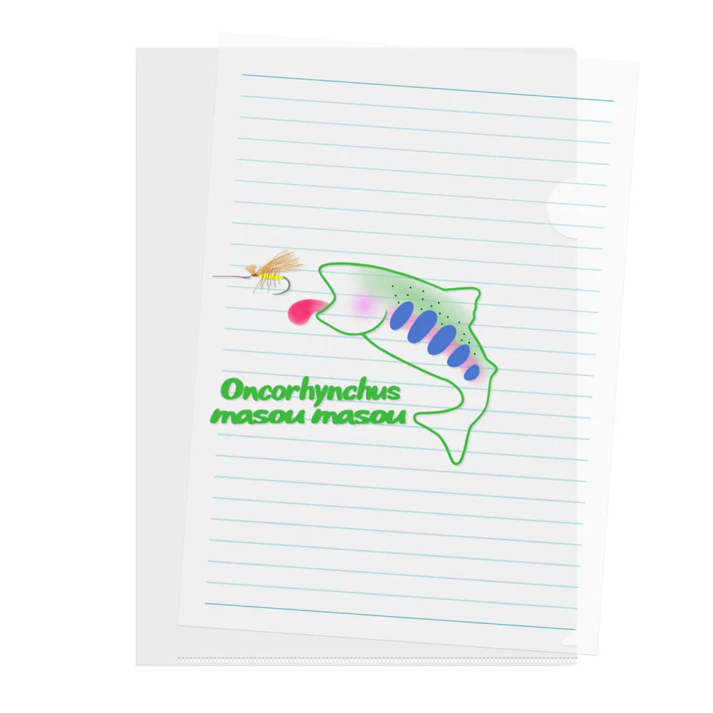 cahillのhungry trout Clear File Folder