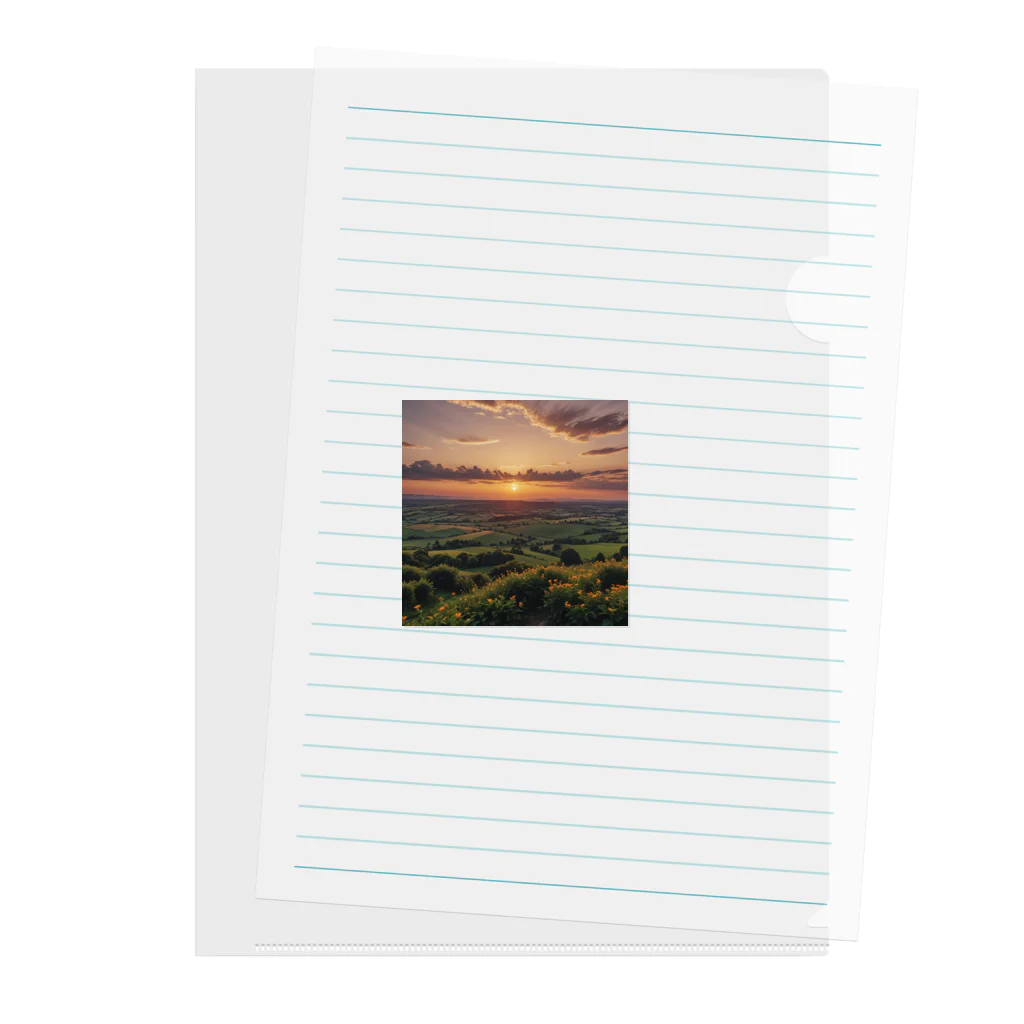 wassanwの日没の風景 Clear File Folder