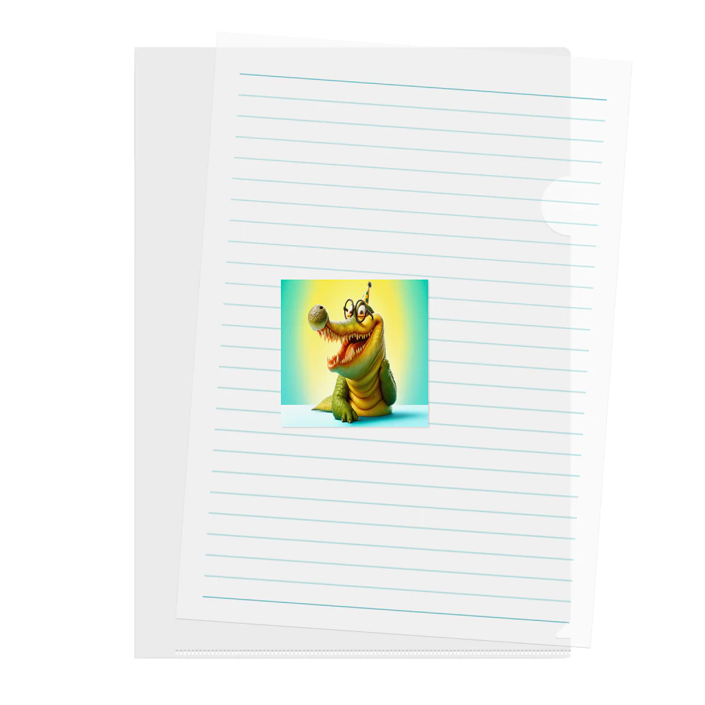 crocodileのワニワニ Clear File Folder