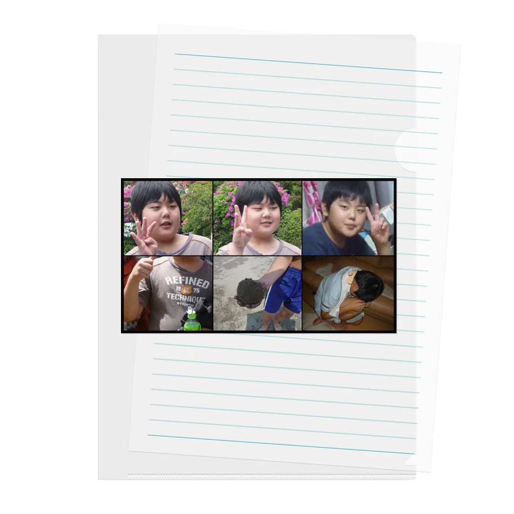 kurako123の4の宣告boy Clear File Folder