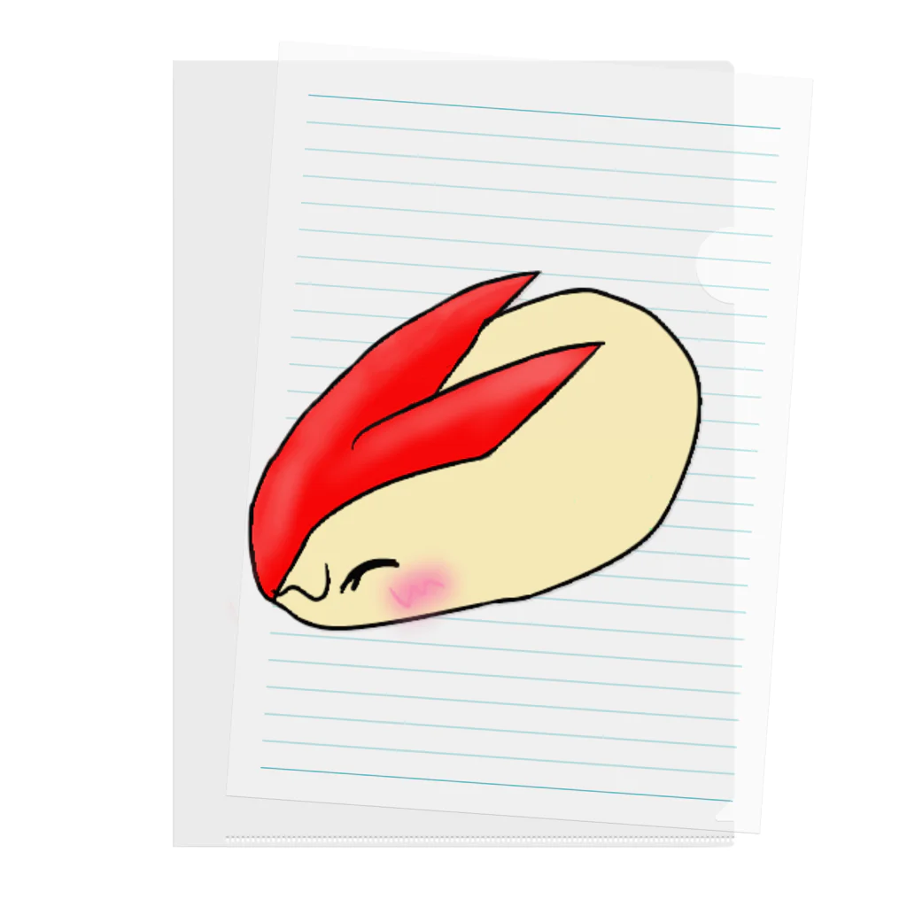 Lily bird（リリーバード）の優しいうさぎリンゴちゃん Clear File Folder