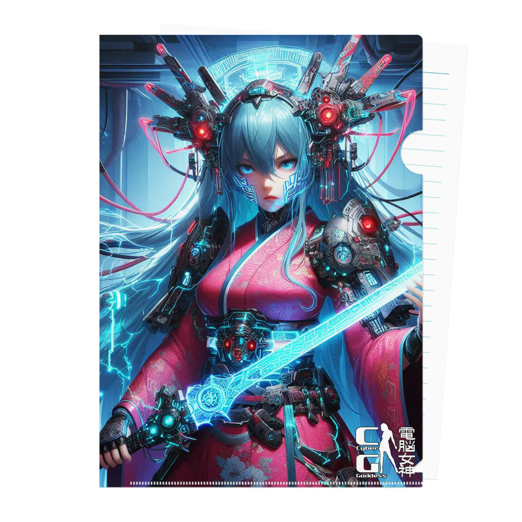 電脳女神 CyberGoddessのアークトゥルス星系王朝 第壱軍将軍「マルガレータ」SF サイバーパンク Clear File Folder