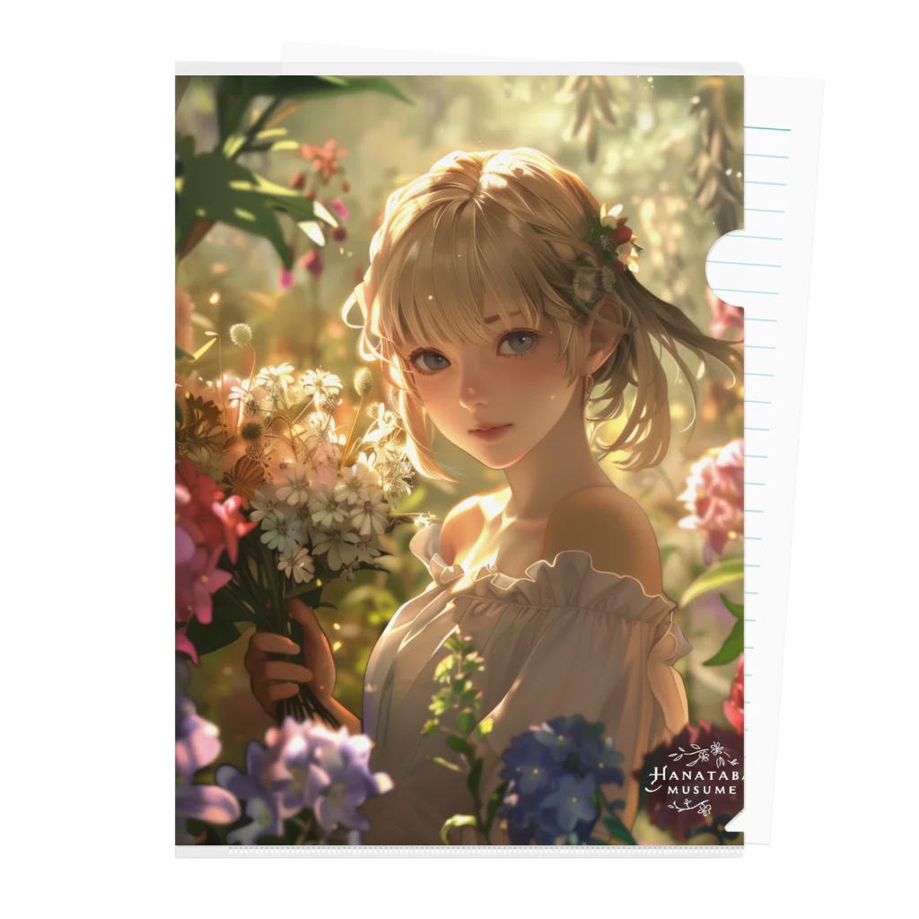 花束娘のFantasy Flower Field - Girl's Smile Clear File Folder