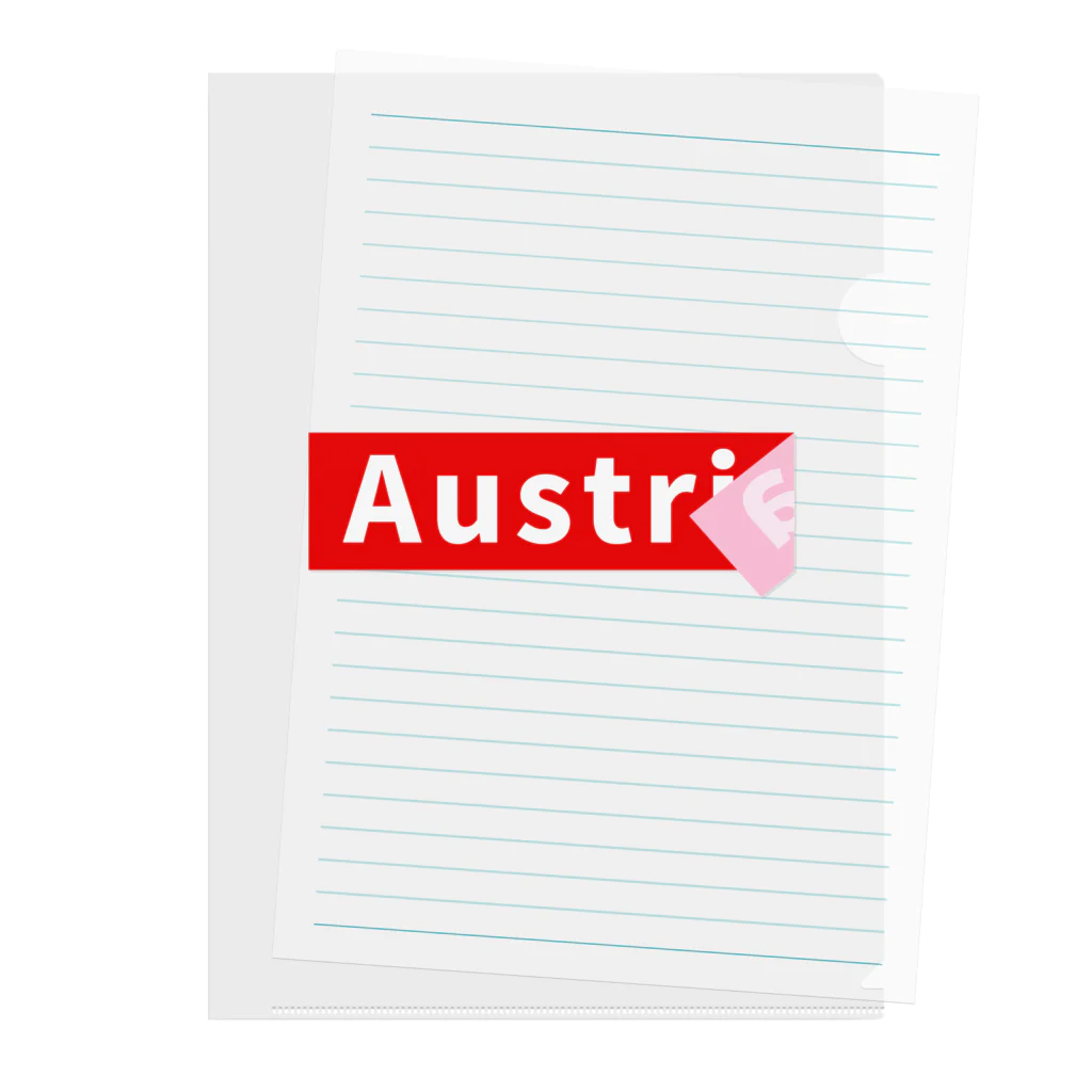 めんたいこ株式会社のAustria Clear File Folder