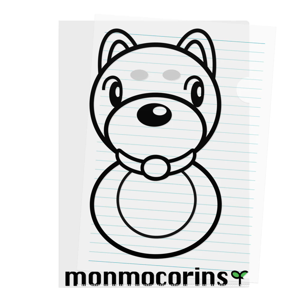 monmocorinsのmonmocorins クリアファイル