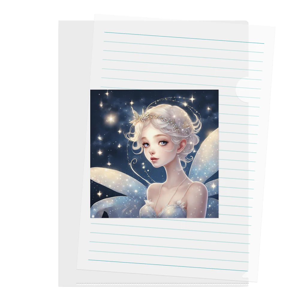 kirakira_healingの星の妖精の微笑み💫 Clear File Folder