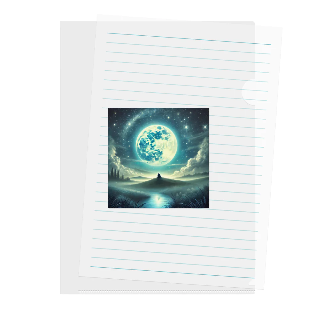 KIglassesのDream Under the Starry Sky - 星空の夢 Clear File Folder