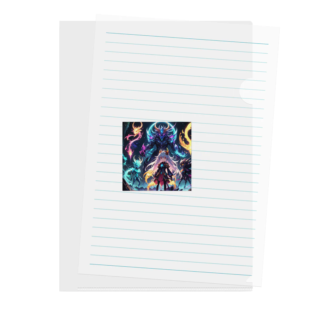 おゆまるるのクリスタルの力を宿す神秘の戦士 Clear File Folder