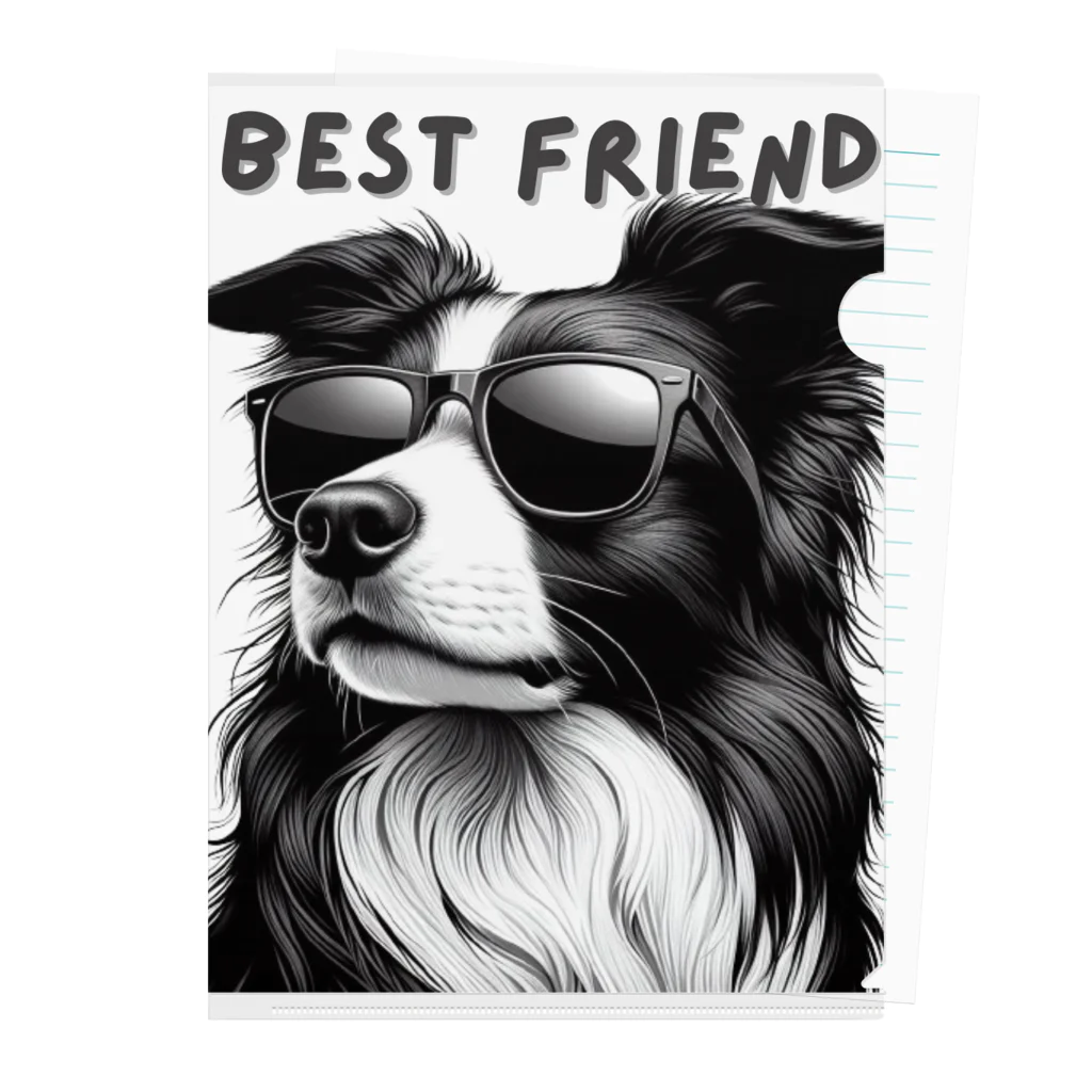 ビビりな番犬くんのBest Friendわんこ Clear File Folder