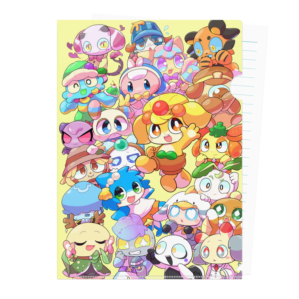 ベリリスグリドン店のデフォルミーズ集合！ Clear File Folder