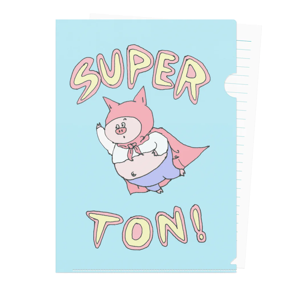 【Yuwiiの店】ゆぅぅぃーのSUPER★TON クリアファイル