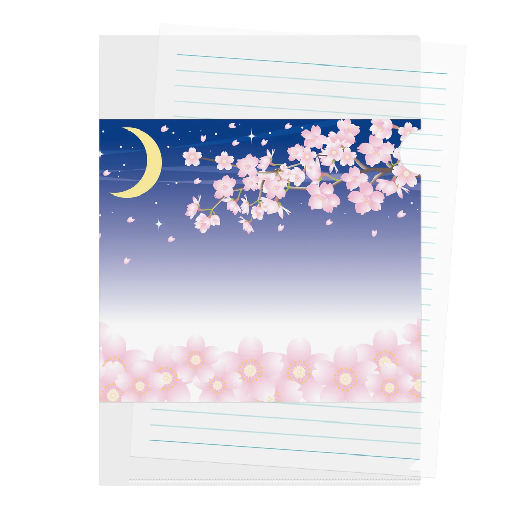 わたのはらの春の夜の Clear File Folder