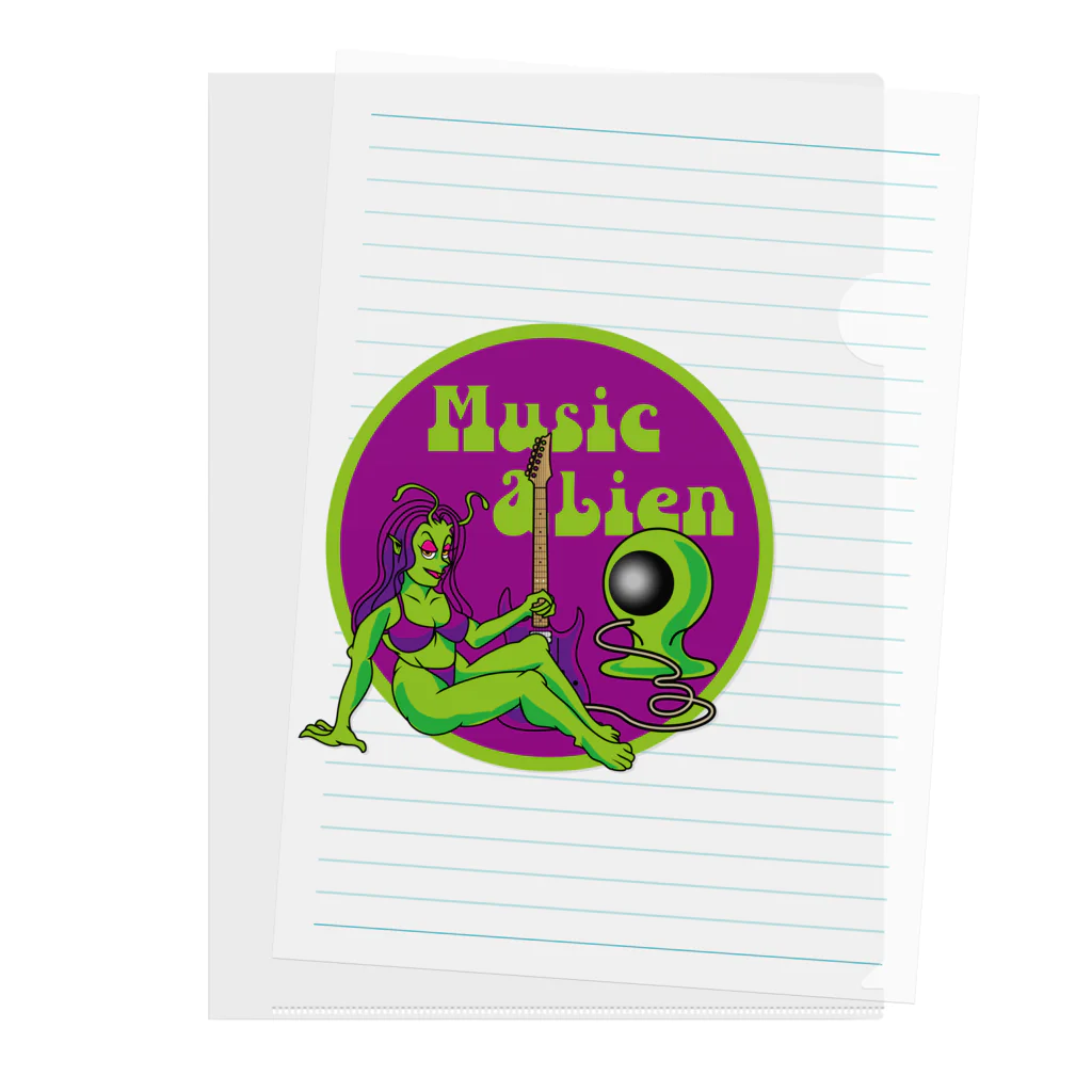 提供 tshopのMUSIC ALIEN Clear File Folder