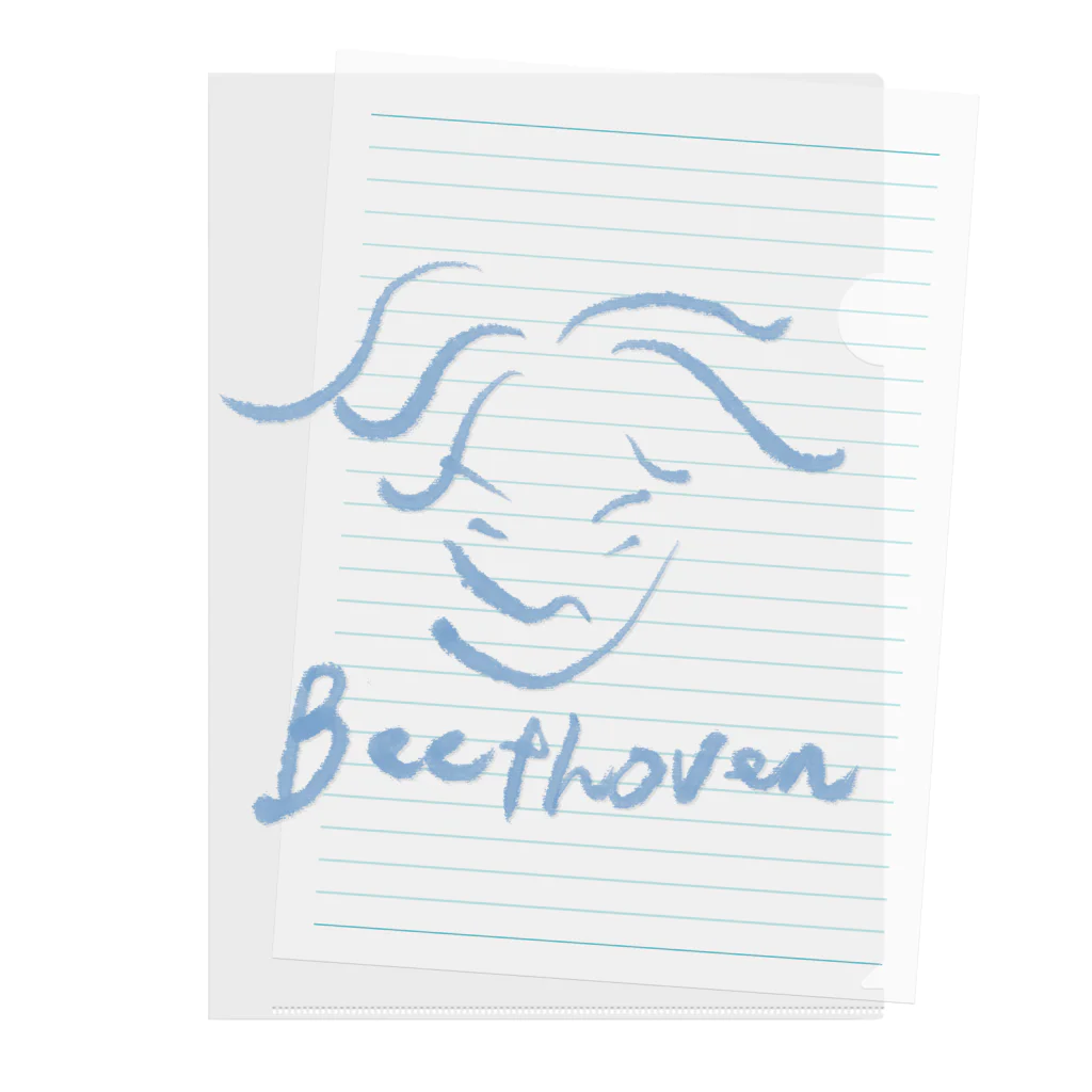 OSHIYOMANのベートーヴェン　Beethoven クリアファイル
