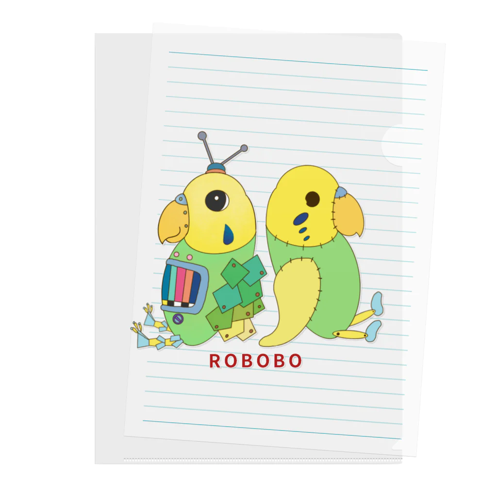 ねこぜや のROBOBO ユーチューバー Clear File Folder