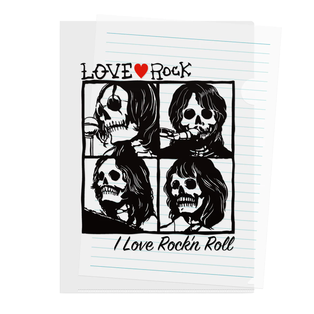 JOKERS FACTORYのLOVE ROCK クリアファイル