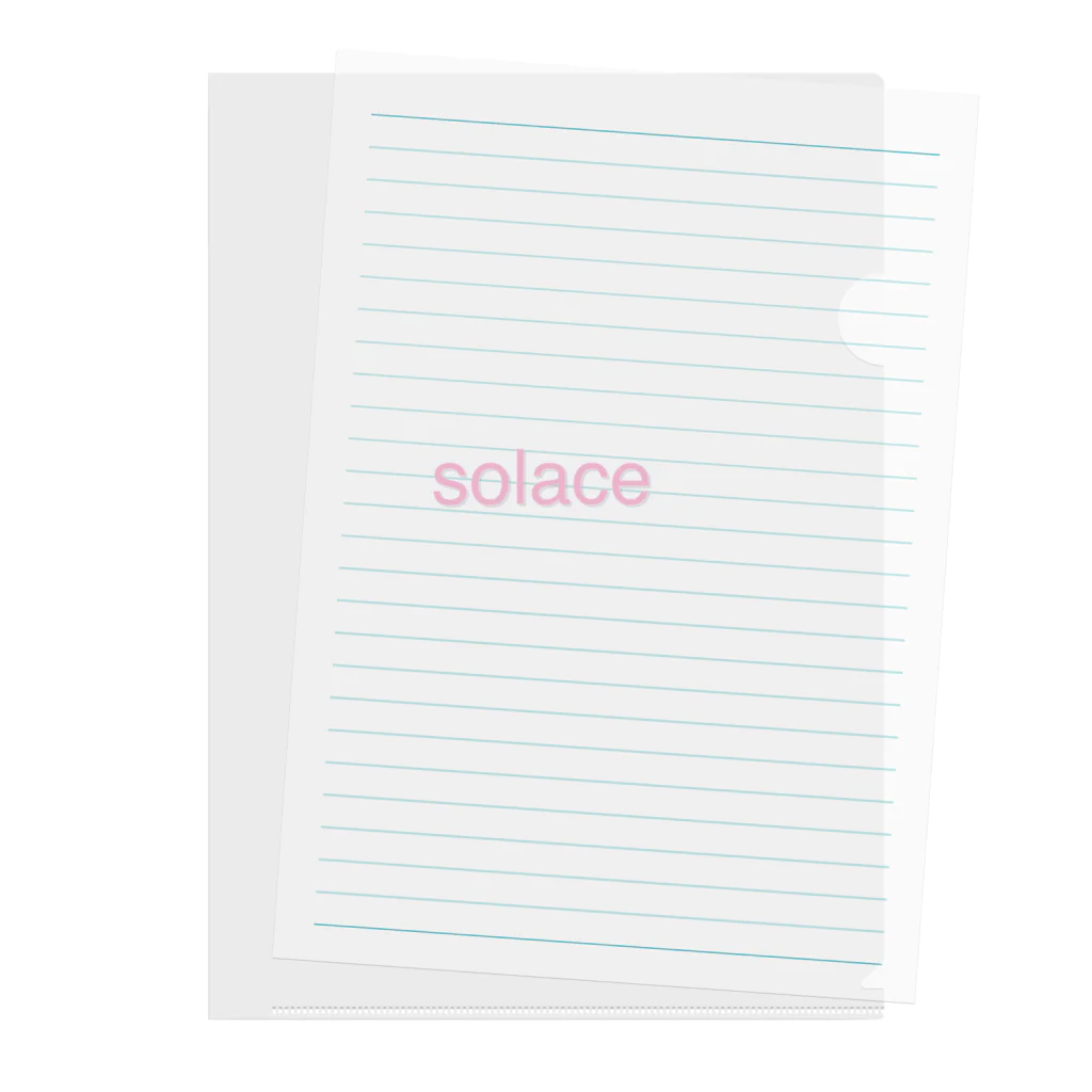 グリーンウィンドのsolace Clear File Folder