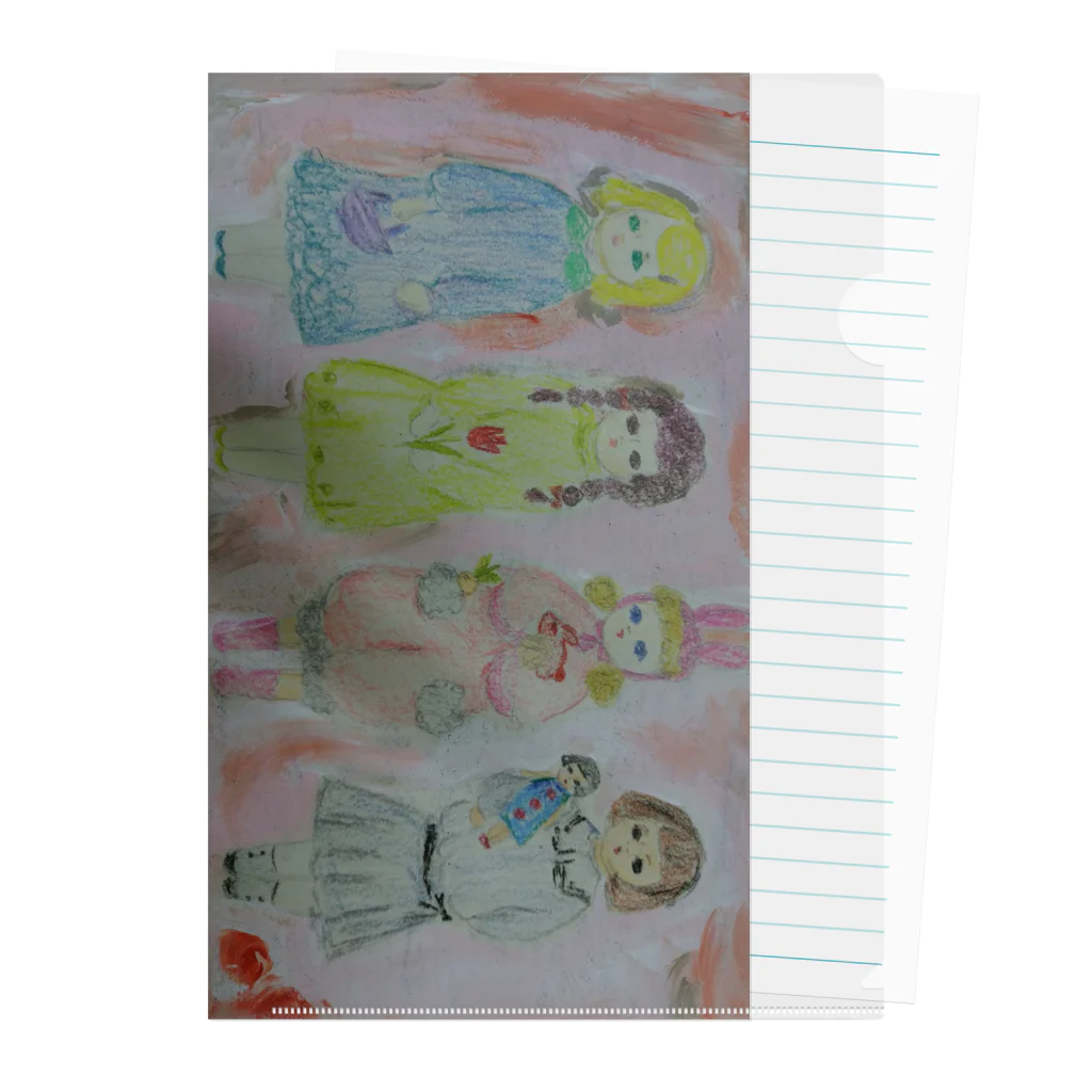 人形図鑑の四少女 Clear File Folder