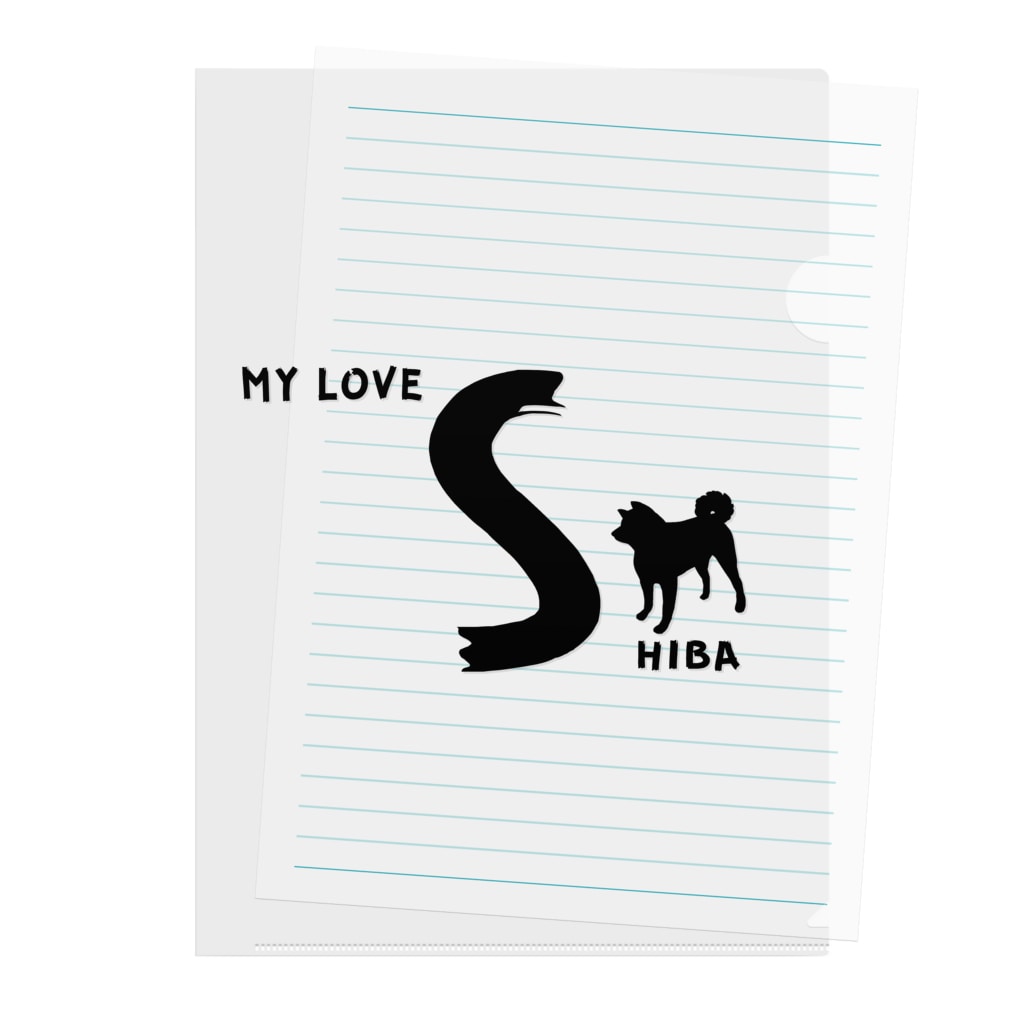 onehappinessのMY LOVE SHIBA（柴犬） Clear File Folder