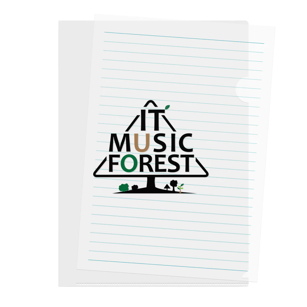 IT MUSIC FOREST チャリティーグッズショップのIT MUSIC FOREST チャリティーグッズ クリアファイル