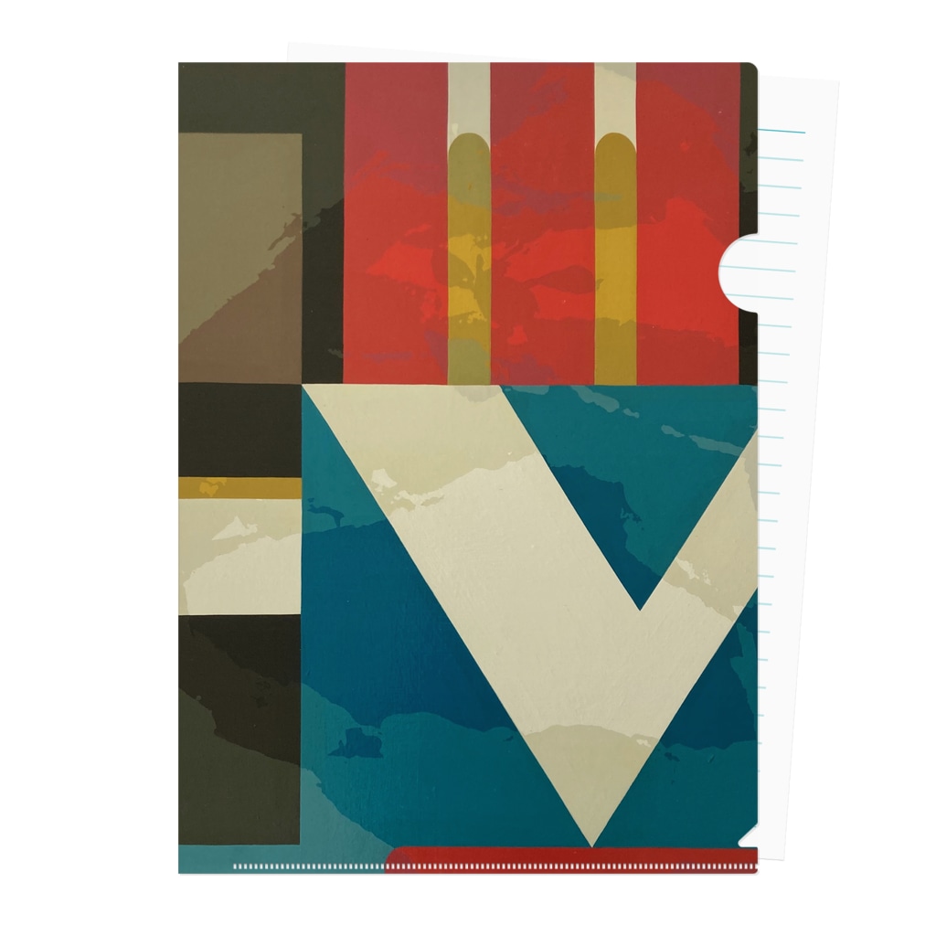 レターオールソーツのVsKN - V Clear File Folder