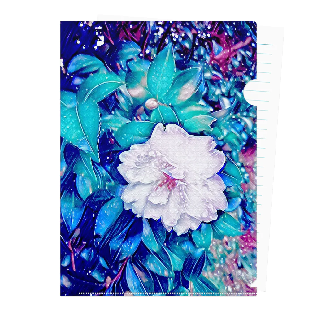 LalaHangeulの冬の花 Clear File Folder