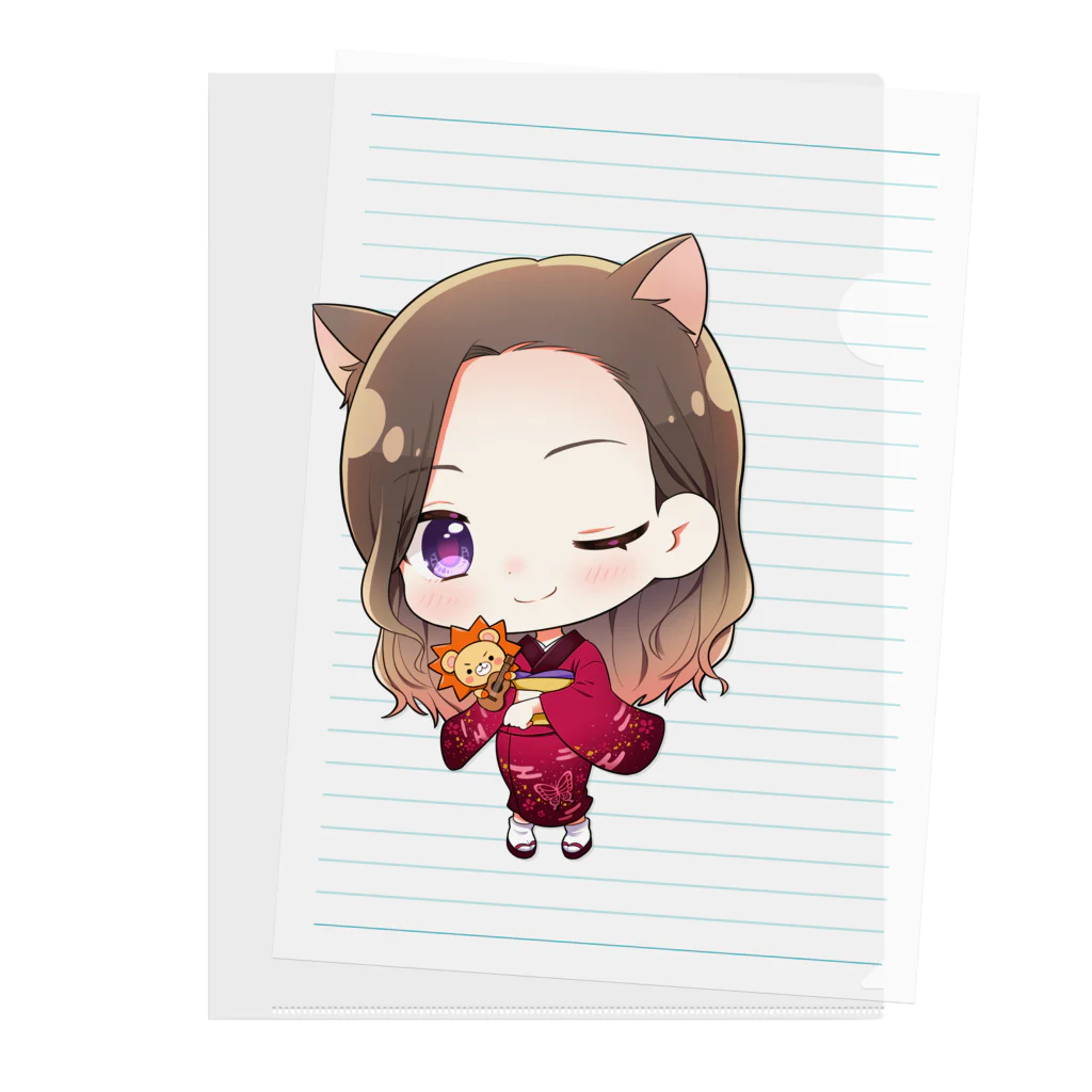 音戯話OFFICIAL GOODS SHOPの音戯話キャラクターグッズ（１） Clear File Folder