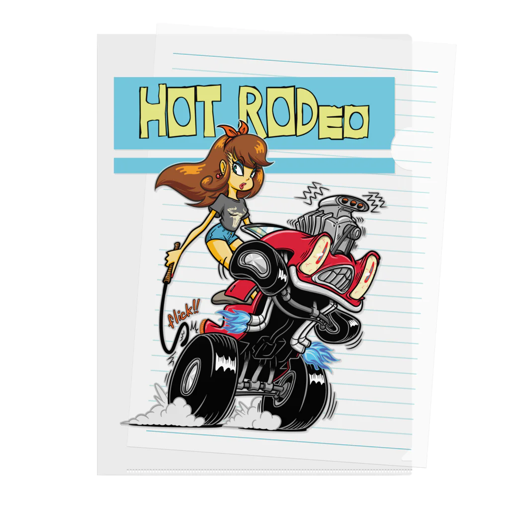 nidan-illustrationの“HOT RODeo” Clear File Folder