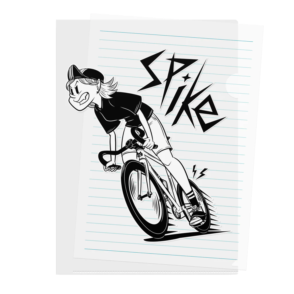 nidan-illustrationの"SPIKE" Clear File Folder