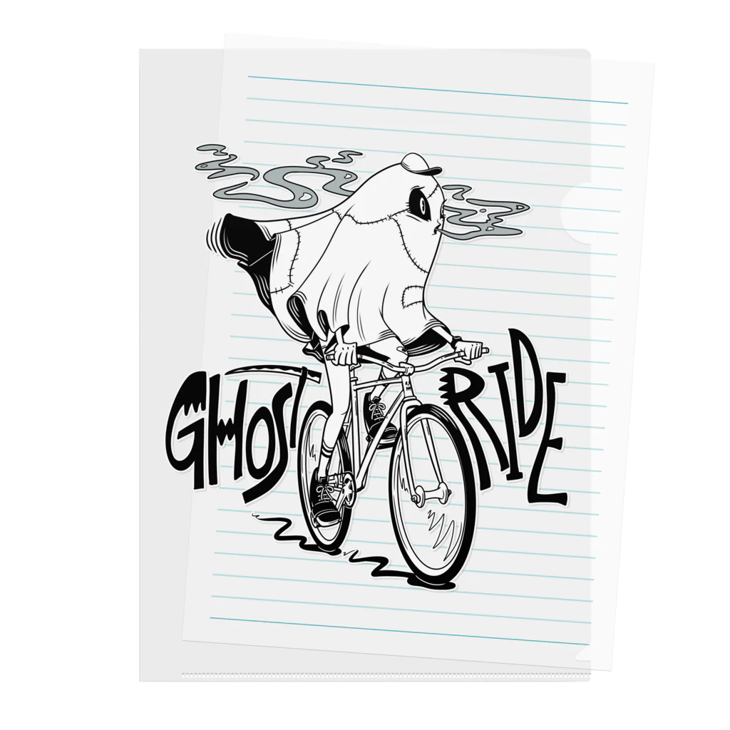 nidan-illustrationの"GHOST RIDE" クリアファイル