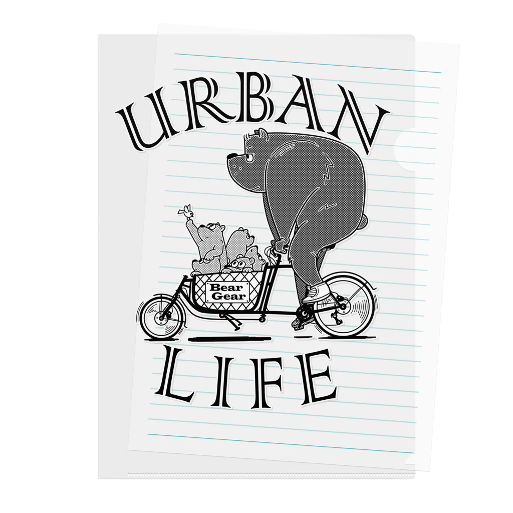nidan-illustrationの"URBAN LIFE" #1 クリアファイル