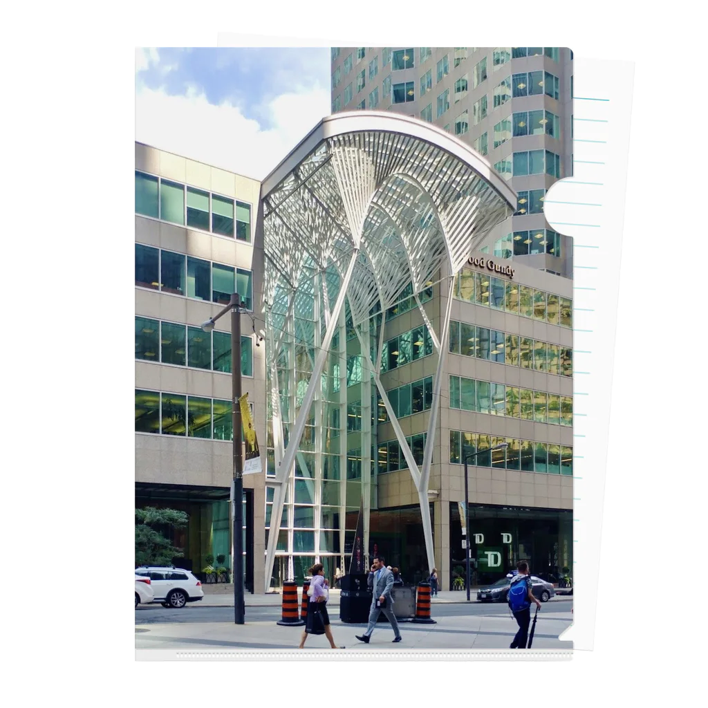 Urban Forest by Singh アーバン・フォレストのBCE PLACE in Toronto Clear File Folder