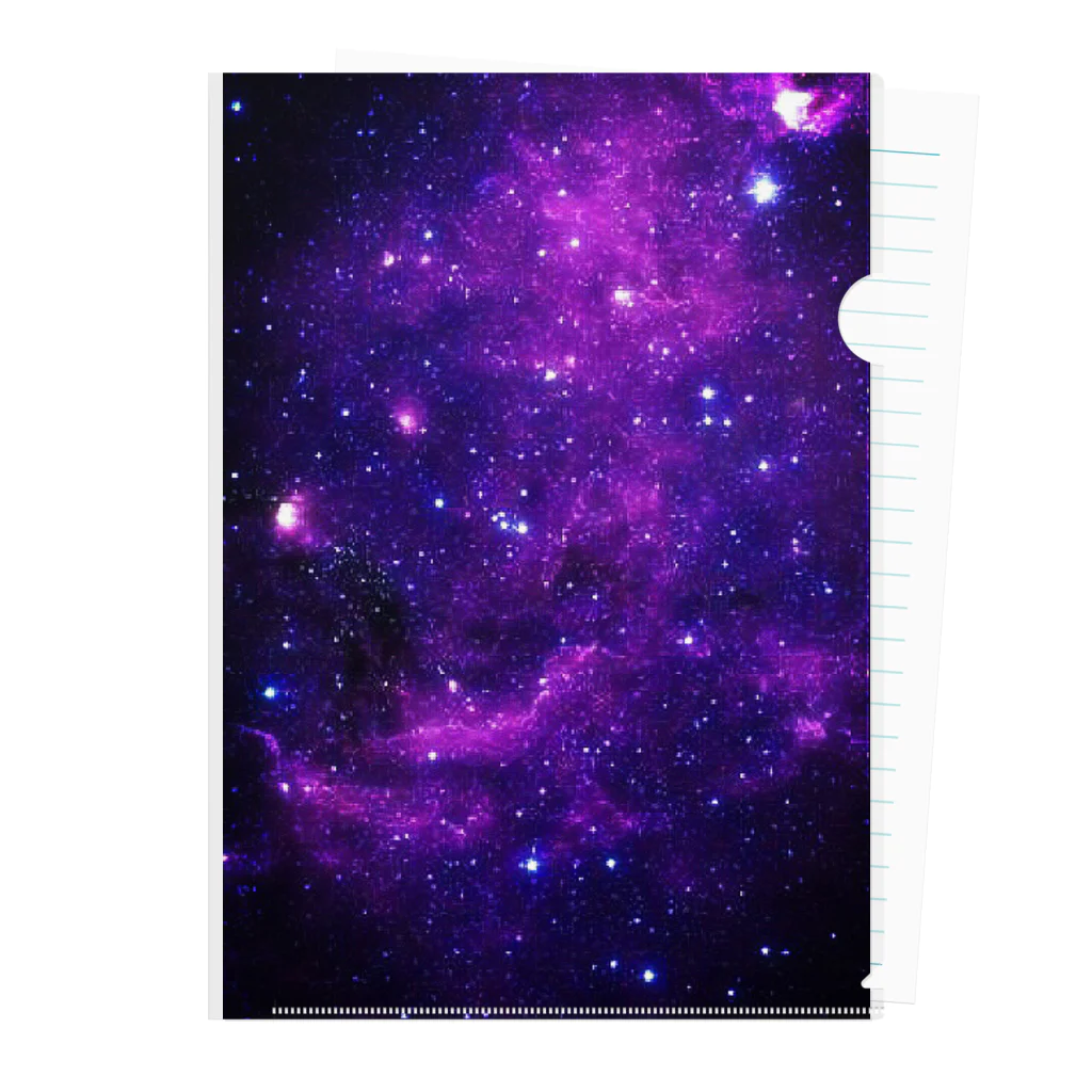 Memento...の星空宇宙〜紫のきみ〜 Clear File Folder