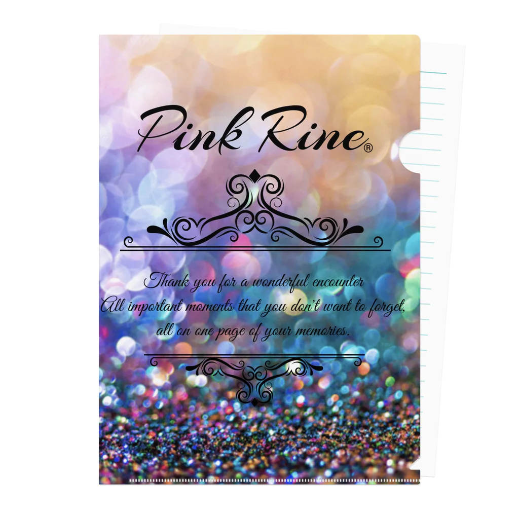 【Pink Rine】の【Pink Rine】オリジナル‼️ Clear File Folder