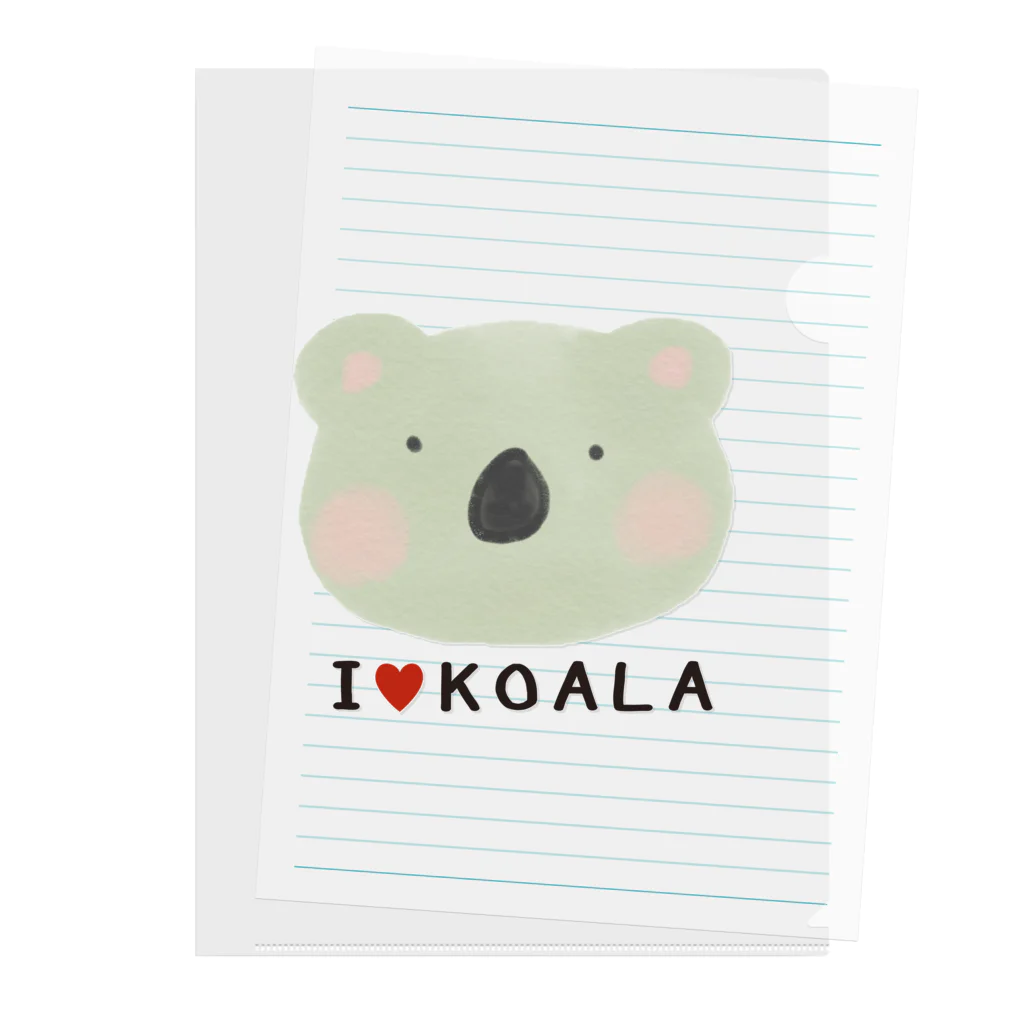 イラストレーター yasijunのＩはーとＫＯＡＬＡ Clear File Folder