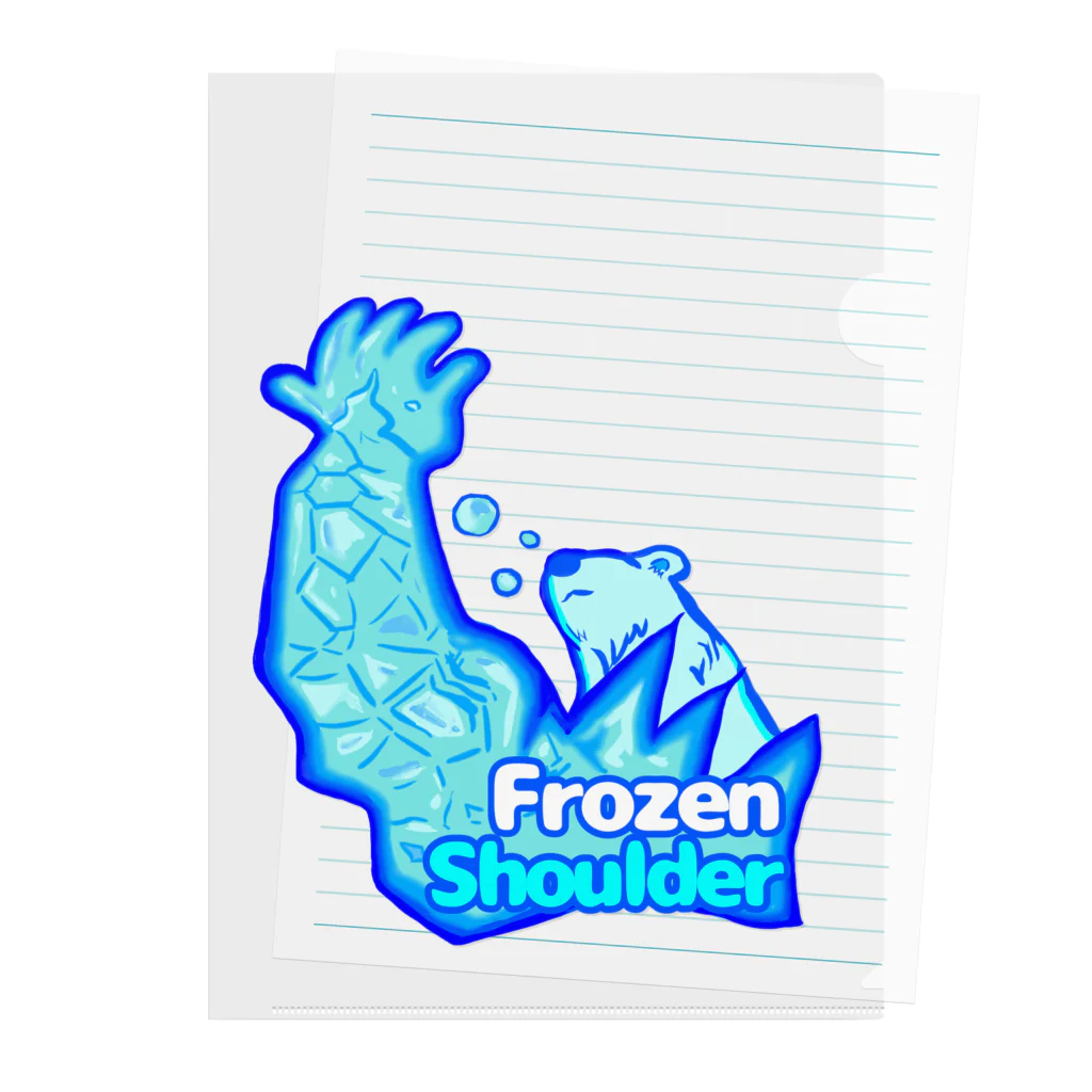 TOMMY★☆ZAWA　ILLUSTRATIONのFrozen Shoulder Clear File Folder