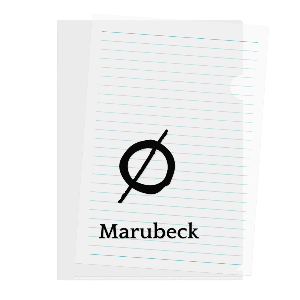 Marubeck officialのMarubeck クリアファイル