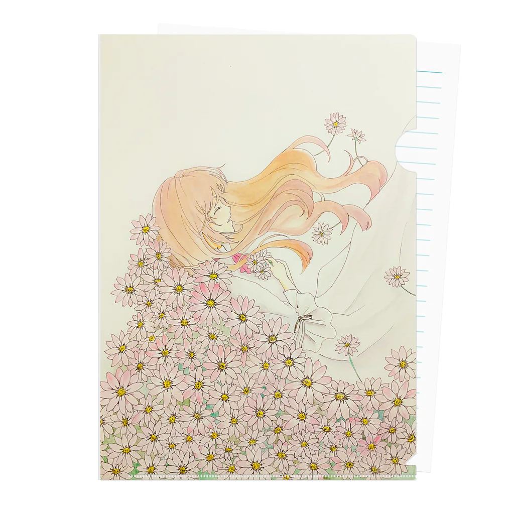 sakuのMarguerite Clear File Folder