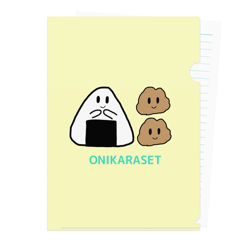 オバケユウタンSHOPのONIKARASET クリアファイル