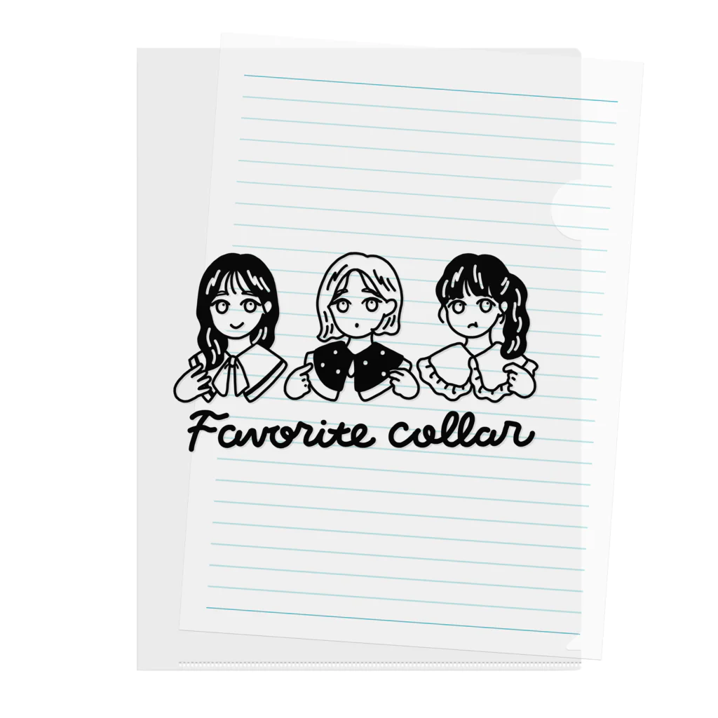 西村オコのFavorite collar Clear File Folder